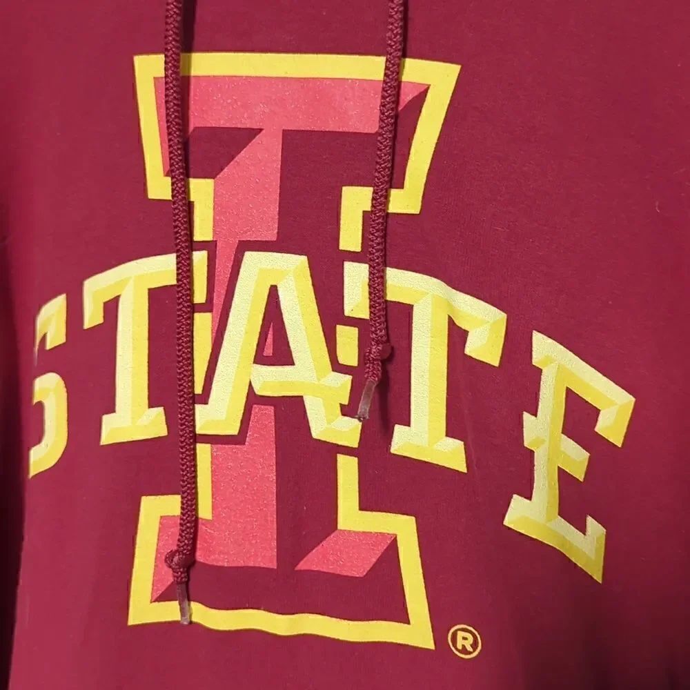 Iowa State Cyclone Red Hoodie Sweatshirt - Picture 3 of 6